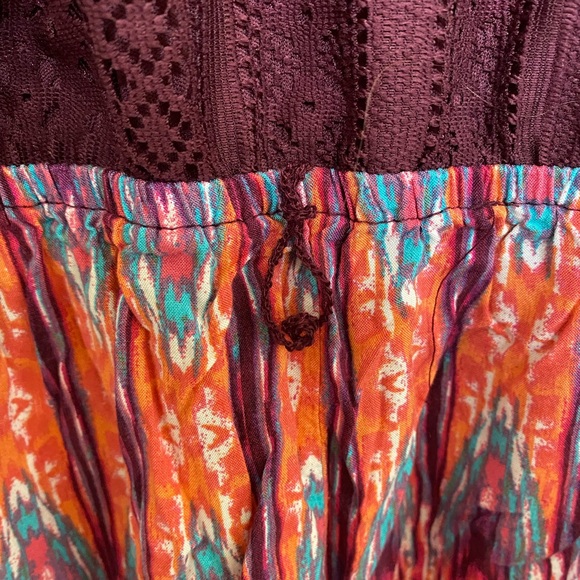 Faded Glory Plum Lace Boho Dress. Altered 4xl (see description). - Picture 4 of 10